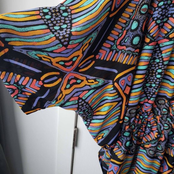 Melissa McCarthy 1x - Cinched, tie waist, batwing jacket - Picture 6 of 6